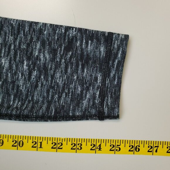 Lululemon Wunder Under Pant Hi-Rise Size 4 Dramatic Static White Black 25" - Picture 6 of 7